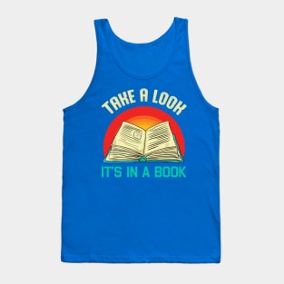 Take A Look It’s In A Book 1 Tank Top